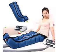 Pressothérapie Jambes XL, 6 Chambre Pressothérapie Jambes Lipœdème Appareil, Pressothérapie Machine De Drainage Lymphatique De Pression D'air Soulager La Douleur (bleu, 2legs)