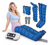 Pressothérapie professionnelle et système de drainage lymphatique, 6 | 30-240 mmHg, 8 niveaux et contrôle silencieux minuté supportent une compression flexible multi-zones dans toute la maison