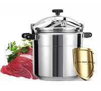 Pressure Cooker en aluminium haute capacité de 40L,marmites à pression commerciales multifonctionnelles de cuisine d'hôtel,Poignée isolante antidéflagrante sûre,applicable:cuisinière à gaz/flamme nue