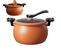 Pressure Cooker Pot - Large-capacity Non-stick Multifunctional Kitchen Accessories, Kitchen Utility Tool, With Easy Handling | Iron Pressure Cookware for Cooking, Steam, Rice, Baking, Bea