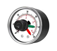 Pressure Gauge For Pool Filter - 1/4 Inch Interface Precise Waterproof Tester,Liquid Filled Low Pressures Gauge - For Indoor Outdoor Pools Spas Hot Tubs Aquarium Coolant Water Oil And Others