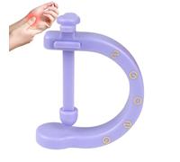 Pressure Point Tool, Manual Foot Massager, Professional Portable Hand Clip with 12-Speed Adjustment for Adults Work Study Office Travel Deep Tissue 1-Pack Professional Wellness Gear 8.6x7cm
