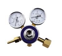 Pressure Regulator Reducer ArgonWelding Twin Gauge Gas Bottle Welding Flow Meter Control Valve G5/8