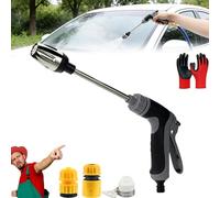 Pressure Washer - 15x More Powerful Than Hoses, Portable Jet Washer Cordless for Three Spray Modes - with Stainless Steel Universal Hose Fit, Power Washer for Patio & Car (C)