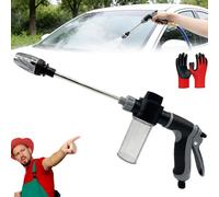 Pressure Washer - 15x More Powerful Than Hoses, Portable Jet Washer Cordless for Three Spray Modes - with Stainless Steel Universal Hose Fit, Power Washer for Patio & Car (B)