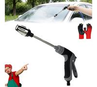 Pressure Washer - 15x More Powerful Than Hoses, Portable Jet Washer Cordless for Three Spray Modes - with Stainless Steel Universal Hose Fit, Power Washer for Patio & Car (A)