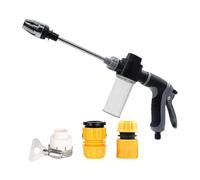 Pressure Washer - Electroplating And ABS, 13,39 x 5,31 in Handheld Pressure Cleaner Adjustable | High-Performance Outdoor Cleaning Tool Multifunctional, Yard Washer For Garden, Driveway, Deck, Patio