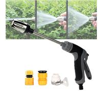 Pressure Washer, High Pressure Nozzle, Hose Nozzle, High Pressure Water Gun with 3 Nozzles, Fits Almost Any Garden Hose (1 PCS)