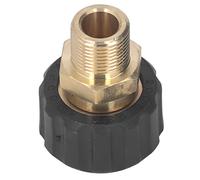 Pressure Washer Hose Connector 5000PSI | Brass & Rubber Attachment Tool for Most Washers | Long - Lasting Replacement Parts/Accessories (Male G3/8 to Female M22 14mm)