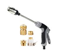 Pressure Washer - Metal 37x16cm | 360° Rotating Water Spray Nozzle 3 Modes Portable Car Washer, High Pressure Cleaning Tool | Garden Driveway Patio Window Home Outdoor Use