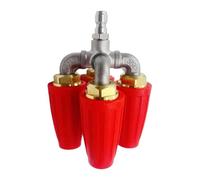Pressure Washer - Spray Nozzle 4 in 1 Rotating Power Washer Tip | High Pressure Cleaning Head Quick Connect Nozzle Efficient for Wall, Deck, Floor, Outdoor Cleaning