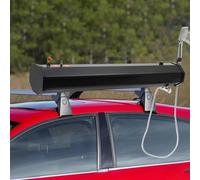 Pressurisé Portable de Douche Camping 18L/30L - Réservoir Montable sur Barres de Toit avec Chauffe-Eau Solaire,Pour Lavage Voiture, Trekking et Voyages Aventure,30L