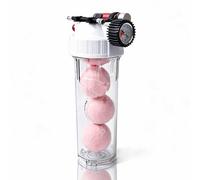 Pressuriseur de Balle de Tennis, boîte de Stockage sous Pression | Pression réglable de 0 à 30 psi avec manomètre et pompe à main, capacité de bille de 4/8/12, clé incluse