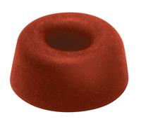 Prestien & Knüppel Butoir de siège de toilette caoutchouc hauteur 21mm diamètre 21mm rouge caoutchouc - 68