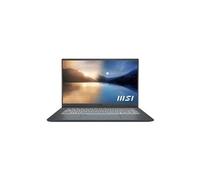 MSI Prestige 15 A11SCS-081XFR - Core i7 1165G7 / 2.8 GHz - FreeDOS - 16 Go RAM - 512 Go SSD NVMe - 15.6" IPS 1920 x 1080 (Full HD) @ 60 Hz - GF GTX 1650 Ti - Wi-Fi 6, Bluetooth - gris charbon Gris