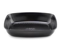 PRESTIGE 57909 Inspire Plat à rôtir Grand Acier Noir 30 x 34 x 6,5 cm
