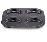 PRESTIGE 57912 Inspire Moule à Pudding Yorkshire Acier Noir 25,5 x 25,5 x 1,5 cm