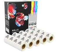 PRESTIGE CARTRIDGE 20 Compatibles Rouleaux SLP-2RL SLP-2RLH 28 mm x 89 mm Étiquettes (130 étiquettes par rouleau) pour Seiko Smart SLP Pro Plus 100 120 200 220 240 410 420 430 440 450