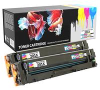 Prestige Cartridge 201X CF400X Compatible Cartouche de Toner pour HP LaserJet Pro M252dw M252n MFP M274n MFP M277dw MFP M277n - 2 Noir