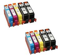 Prestige Cartridge 364XL Lot de 10 Cartouches d'encre HP Noir/Cyan/Magenta/Jaune