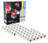 Prestige Cartridge 50x 99015 54mm x 70mm Papier Étiquettes pour Dymo LabelWriter 4XL, 310, 320, 330, 400, 450 Turbo/Twin Turbo/Duo & Seiko Smart Etiqueteuses (320 Étiquettes par Rouleau)