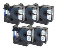 Prestige Cartridge 5x 40914 bleu sur blanc 9mm x 7m Rubans Étiquettes compatibles avec DYMO LabelManager LM 100 150 160 200 210D 280 300 350 350D 360D 400 420P 450 500TS PC2 PnP LabelWriter 450 Duo