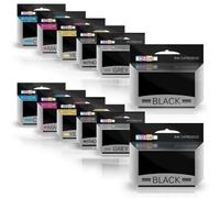 Prestige Cartridge Canon PGI-550XL & CLI-551XL Cartouches d'encre compatible pour Canon Pixma iP7150/MG6350/MG7150 - Noir/Photo-Noir/Cyan/Magenta/Jaune/Gris, Lot de 12