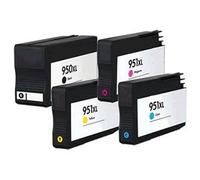 Prestige Cartridge HP 950XL / HP 951XL Pack de 4 Cartouches d'encre compatible avec Imprimante HP Officejet/ Officejet Pro Séries, Noir/Cyan/Magenta/Jaune