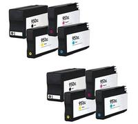 Prestige Cartridge HP 950XL / HP 951XL Pack de 8 Cartouches d'encre compatible avec Imprimante HP Officejet/ Officejet Pro Séries, Noir/Cyan/Magenta/Jaune