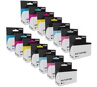 Prestige Cartridge Lot de 14 Cartouches d'encre compatible dehaut rendement pour Epson T0481-T0486 série