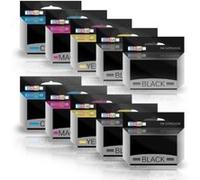 Prestige Cartridge T1281-T1284 (T1285) Cartouches d'encre compatible pour Epson Stylus SX235W/SX425W/SX435W - Noir/Cyan/Magenta/Jaune, Lot de 10 G