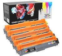 Prestige Cartridge TN241 Lot de 5 Cartouches de Toner pour Brother HL-3140CW/HL-3150CDW/HL-3170CDW - Couleurs Assorties