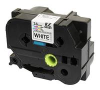 Prestige Cartridge TZe-S261 TZ-S261 noir sur blanc 36mm x 8m Ruban Étiquettes [Adhésif puissant] compatible avec Brother P-Touch PT-3600 530 550 9400 9500PC 9600 9700 9800 9800PCN D800W P900W P950NW