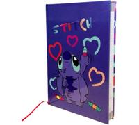PRESTIGE & DELUXE Agenda compatible avec agenda scolaire Lilo et Stitch Bacio Kiss 2025-2026 F.to Standard 20 x 15 cm pour filles + porte-clé, crayon et stylo multicolore