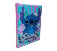 PRESTIGE & DELUXE Agenda compatible avec agenda scolaire Lilo et Stitch Shook 2025-2026 F.to Standard 20x15 cm pour filles + porte-clés Stitch, crayon, étiquettes et stylo multicolore