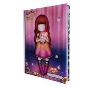 PRESTIGE & DELUXE Agenda compatible avec agenda scolaire Santoro London - In The Forest luciole 2025-2026 daté F.to Standard 20x15 cm + crayon parfumé, porte-clé pailettes et stylo multicolore
