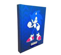 PRESTIGE & DELUXE Agenda compatible avec Sonic Prime Team F.to standard 20 x 15 cm pour l'école 2025/2026 - Couverture rembourrée + Porte-clé sifflet et stylo coloré