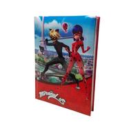 PRESTIGE & DELUXE Agenda Ladybug Coccinelle Chat Noir 2025-2026 Standard pour école primaire 20 x 14 cm + porte-clés