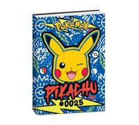 PRESTIGE & DELUXE Agenda scolaire compatible avec Pokémon version bleue 2026-2027, format standard 15 x 20 cm, primaire et secondaire + porte-clés personnage 3D