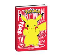 PRESTIGE & DELUXE Agenda scolaire compatible avec Pokemon version rouge 2026-2027 f.to standard 15 x 20 cm - primaire et secondaire + porte-clés personnage 3D offert
