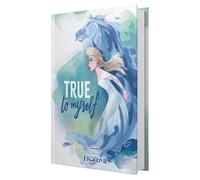 PRESTIGE & DELUXE Agenda scolaire Frozen Reine des glaces Tru To Myself 2025-2026 F.to Standard 20 x 15 cm pour filles + porte-clés paillettes et stylo multicolore