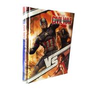 PRESTIGE & DELUXE Agenda scolaire Seven compatible avec Captain America Civil War 2025-2026 F.to Standard 20 x 15 cm + porte-clés