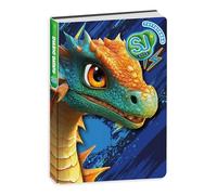PRESTIGE & DELUXE Agenda scolaire Seven SJ Boy Dragon Glide - Dragon 2025 - 2026 daté F.to standard 20 x 15 cm + porte-clé sifflet et stylo multicolore