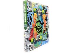 PRESTIGE & DELUXE Agenda scolaire Seven SJ Boy Garçon Skate Fire 2025-2026 daté F.to standard 20 x 15 cm + porte-clé sifflet et stylo multicolore