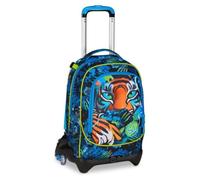 PRESTIGE & DELUXE Chariot scolaire Jack 3 roues détachable Air Tiger Tigre, 3 en 1 pour école primaire fille + 7 stylos effaçables et porte-clé pailettes