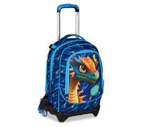 PRESTIGE & DELUXE Chariot scolaire Jack 3 roues détachable Dragon Glide Dragon 3 en 1 pour école primaire fille + 7 stylos effaçables et porte-clé sifflet