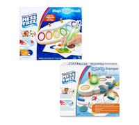 PRESTIGE & DELUXE Kit créatif pour enfants - Color Wonder Magic Light Brush + Set Stamper tampons lumineux, couleurs magiques sans taches, dessin créatif 3+ ans