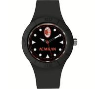 PRESTIGE & DELUXE Lowell Deep Five Milan Montre bracelet noir détails blancs - Cadran 38 mm + porte-clés football