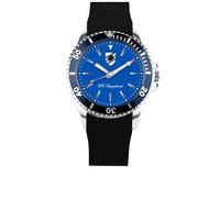 PRESTIGE & DELUXE Lowell Sampdoria Gent Dive Bracelet en silicone pour homme - Cadran 41 mm dans son emballage officiel + porte-clés football