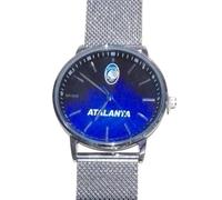 PRESTIGE & DELUXE Lowell Tidy Mesh Atalanta Montre bracelet en métal - Cadran 39 mm noir bleu clair dans l'emballage + porte-clés football